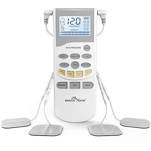 electronic pulse massager pad placement